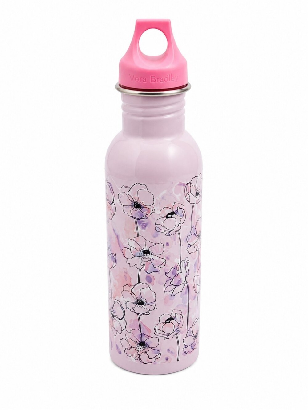 VERA BRADLEY Water Bottle 25 oz pink paisley print